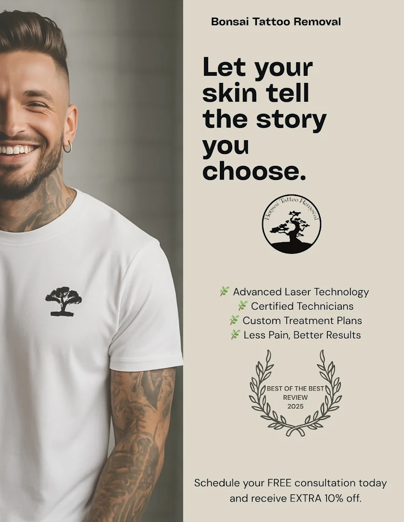 Bonsai Tattoo Removal Frisco clinic photo